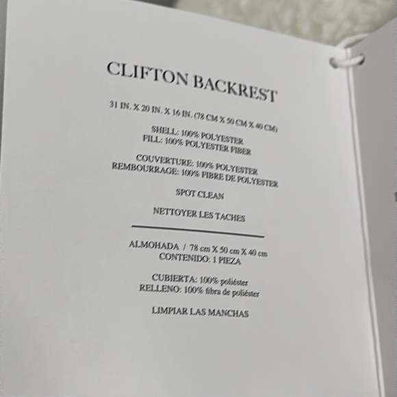 Ugg Clifton Backrest Pillow - Picture 6 of 7